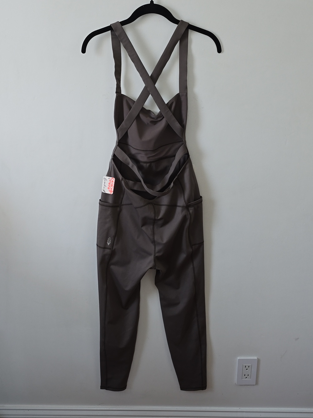 Free People My High One-Piece Jumpsuit Charcoal M - Picture 11 of 13